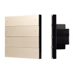 Arlight INTELLIGENT ARLIGHT Кнопочная панель SMART-DMX512-801-22-8G-8SC-DIM-IN Gold 230В 2.4G IARL IP20 039317