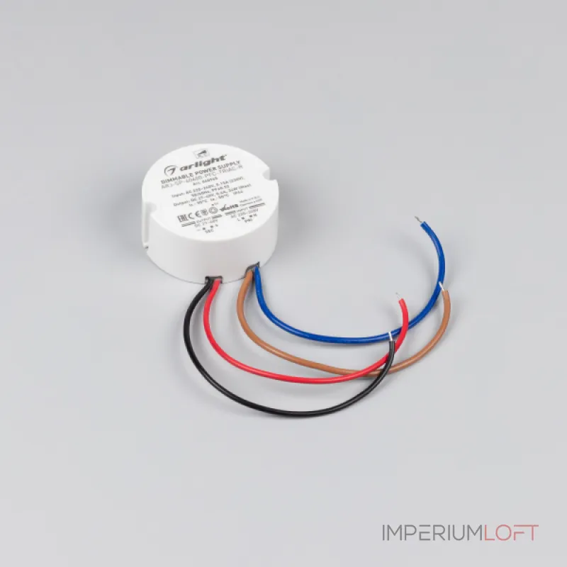 Arlight Блок питания ARJ-SP-40600-PFC-TRIAC-R 24Вт 27-40В 600mA IP44 040965 Arlight Блок питания ARJ-SP-40600-PFC-TRIAC-R 24Вт 27-40В 600mA IP44 040965