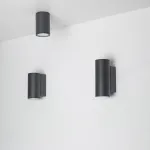 Arlight Светильник LGD-FORMA-WALL-TWIN-R90-2x12Вт Warm2700 GR 44 deg 230В IP54 052703