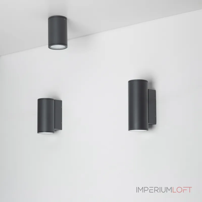 Arlight Светильник LGD-FORMA-WALL-TWIN-R90-2x12Вт Warm2700 GR 44 deg 230В IP54 052703