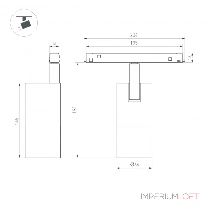 Arlight Светильник MAG-FLEX-SPOT-ZOOM-R65-15Вт Day4000 BK 34-60 deg 48В IP20 047203 Arlight Светильник MAG-FLEX-SPOT-ZOOM-R65-15Вт Day4000 BK 34-60 deg 48В IP20 047203