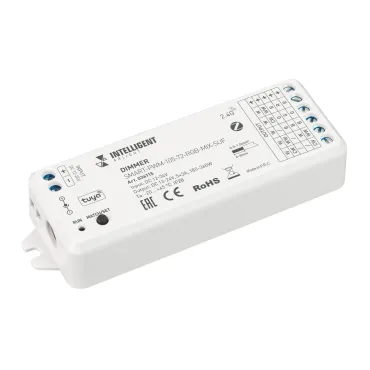Arlight INTELLIGENT ARLIGHT Диммер SMART-PWM-105-72-RGB-MIX-SUF 12-24В 5x3A ZB 2.4G 036115