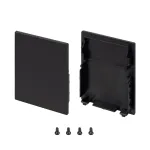 Заглушка SL-LINE-4050-3L-MIDDLE BLACK глухая Arlight 044676