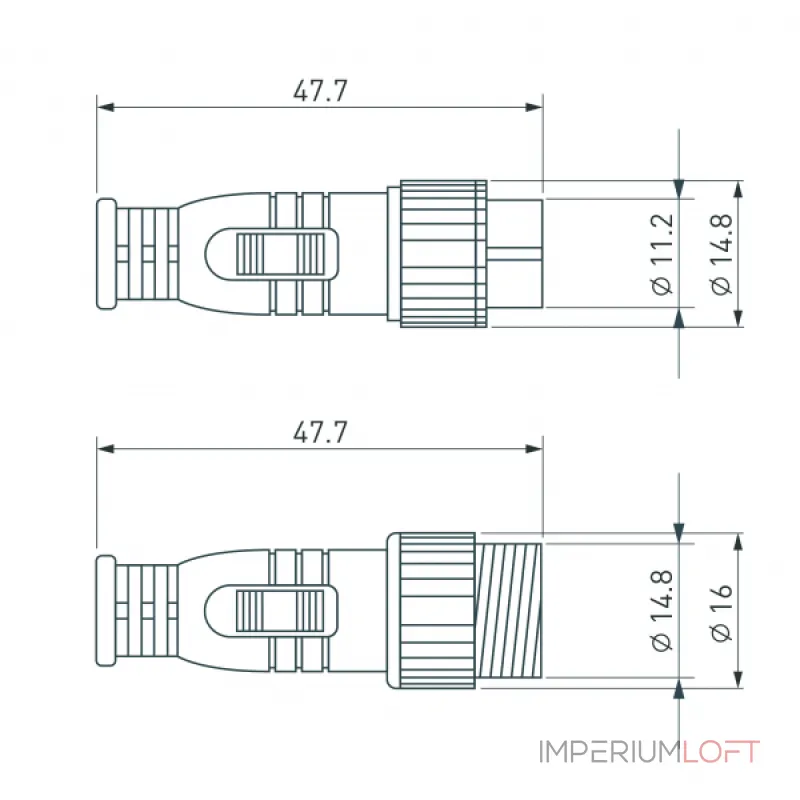 Заглушка ARL-LINE-CAP-3pin-SET Arlight IP67 042258