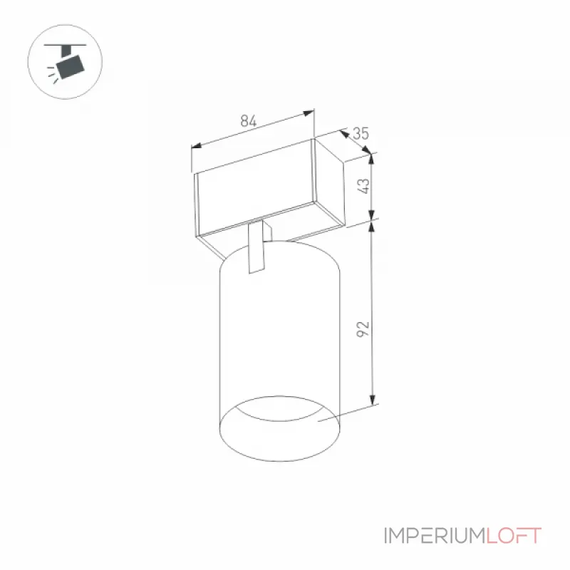 Arlight Светильник MAG-SPOT-45-R85-7Вт Warm3000 BK 24 deg 24В DALI IP20 046588 Arlight Светильник MAG-SPOT-45-R85-7Вт Warm3000 BK 24 deg 24В DALI IP20 046588