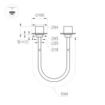 Светильник SP-TROPIC-BUILT-TRIMLESS-R18-L2500-36Вт Warm3000 BK 360 deg 230В Arlight IP20 043390