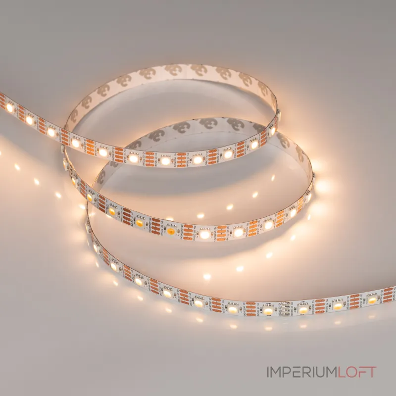 Arlight Лента SPI-B60-10mm 12В Warm2700-PX1-RAM 9.3 В/м IP20 5060 5м 033438