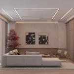 Arlight Профиль с экраном SL-LINIA62-F-2500 BLACK+OPAL Алюминий 036307