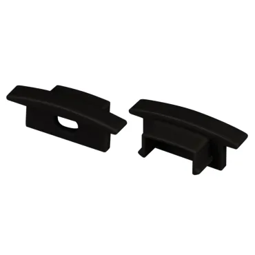 Arlight Заглушка LINE-2308-F BLACK с отверстием 040320