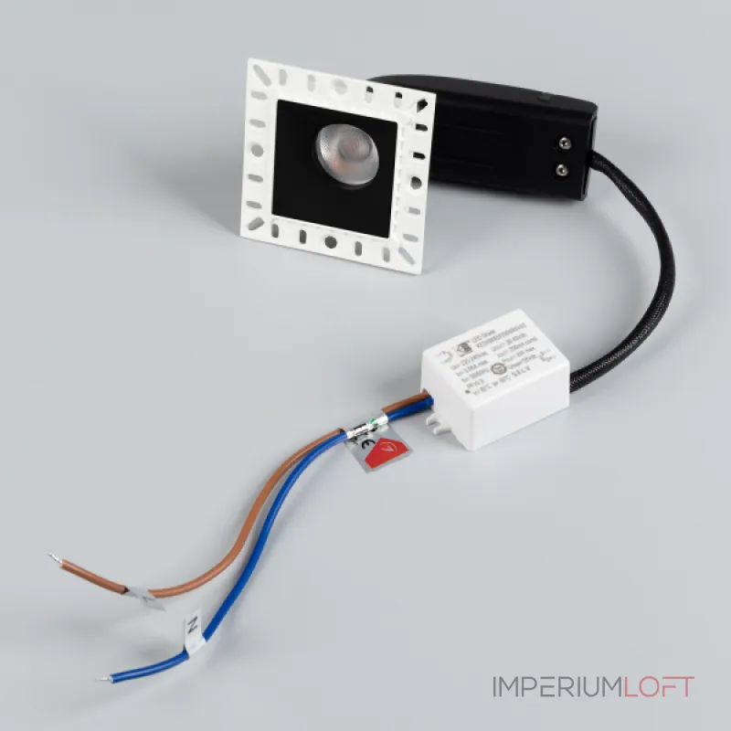 Arlight Светильник MS-RIALTO-TRIMLESS-S40x40-9Вт Warm3000 BK 36deg 230В IP20 048321