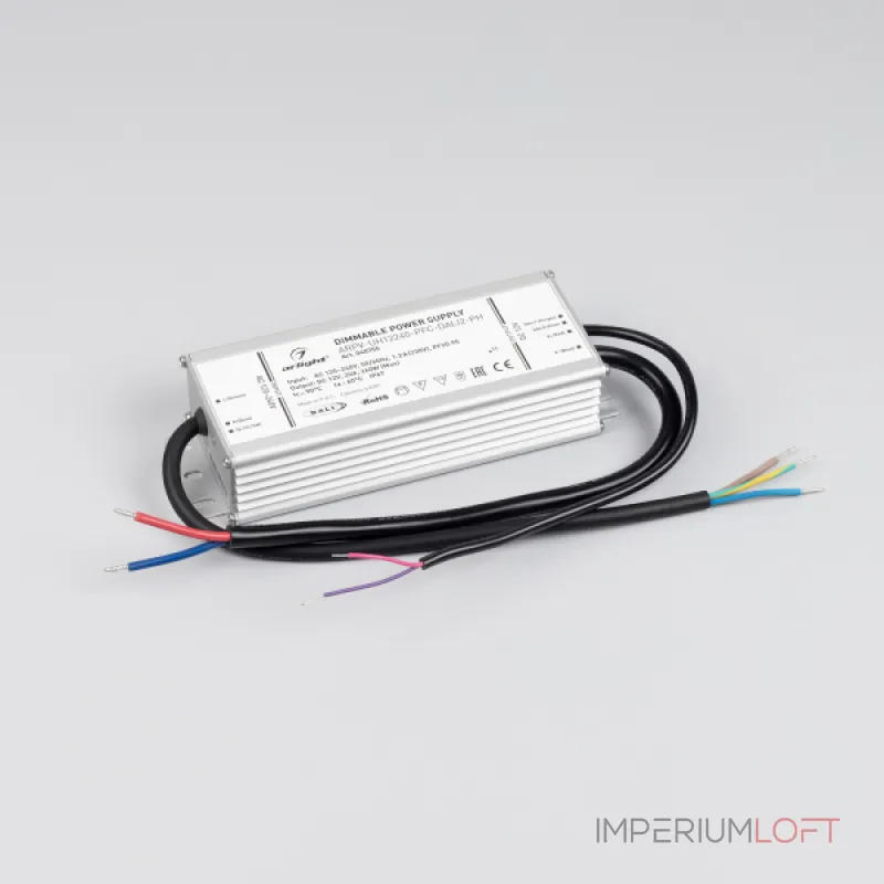 Блок питания ARPV-UH12240-PFC-DALI2-PH 12В 20A 240Вт Arlight IP67 040755