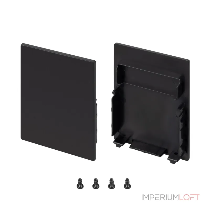 Заглушка SL-LINE-4050-3L-LOW BLACK глухая Arlight 044677