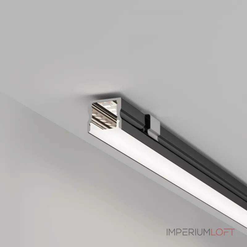 Arlight Профиль LINE-1715-2000 ANOD BLACK Алюминий 044275