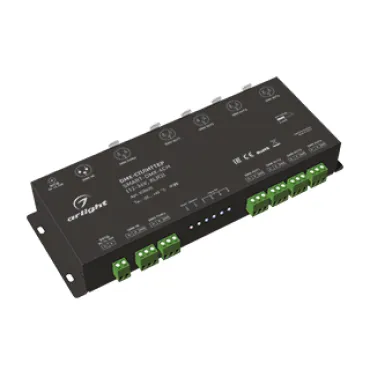 Arlight DMX-сплиттер SMART-DMX-4CH 12-36В XLR3 IP20 028435 Arlight DMX-сплиттер SMART-DMX-4CH 12-36В XLR3 IP20 028435