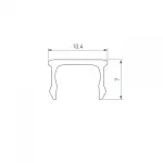 Arlight Экран ARH-PLINTUS-FANTOM-2000 Opal 035644