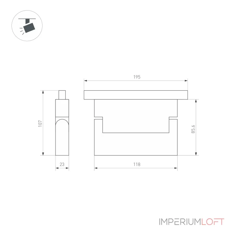 Arlight Светильник MAG-ORIENT-FLAT-FOLD-S195-6Вт Day4000 WH 80 deg 48В DALI IP20 035853 Arlight Светильник MAG-ORIENT-FLAT-FOLD-S195-6Вт Day4000 WH 80 deg 48В DALI IP20 035853