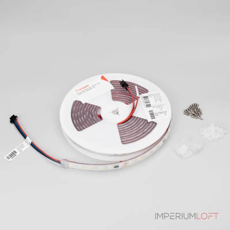 Лента герметичная SPI-P-BA120-14mm 24В RGBW-Warm-PX6-BPT 16 В/м IP66 5060/2835 5м Arlight 043088 Лента герметичная SPI-P-BA120-14mm 24В RGBW-Warm-PX6-BPT 16 В/м IP66 5060/2835 5м Arlight 043088