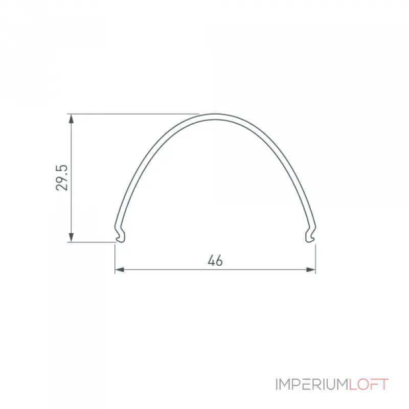 Arlight Экран ARH-LINE-B-3652-2000 OPAL 036348
