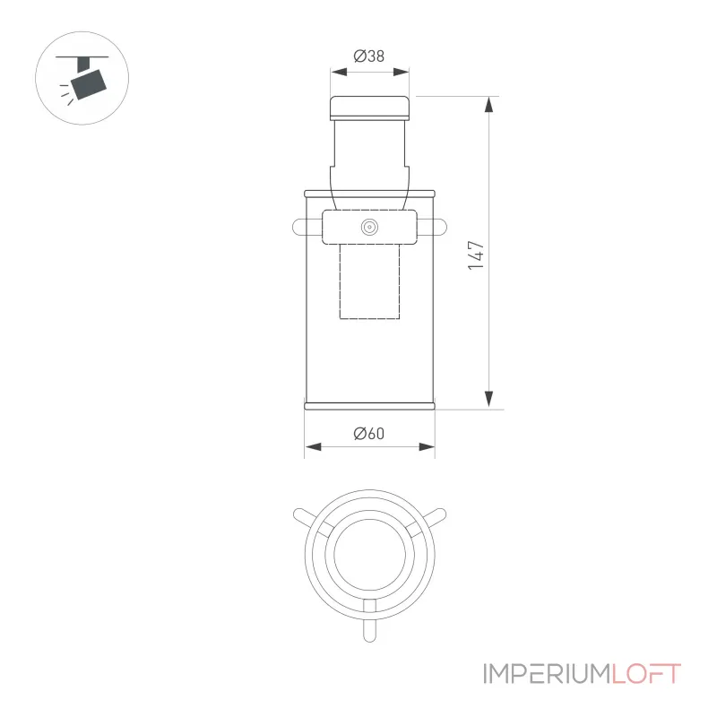 Arlight Светильник ART-APRIORI-LANTERN-C-R60-5Вт Warm3000 GD 350 deg 48В IP20 044753 Arlight Светильник ART-APRIORI-LANTERN-C-R60-5Вт Warm3000 GD 350 deg 48В IP20 044753