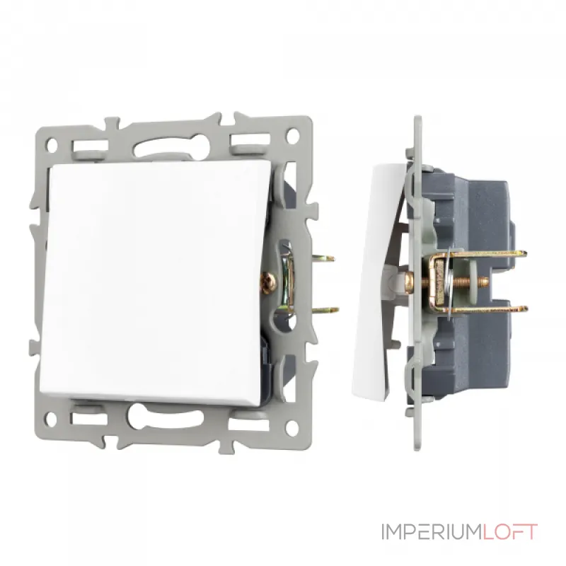 Arlight Механизм выключателя одноклавишный непроходной SWT-MK01-PL-WH 250В 16A 043710