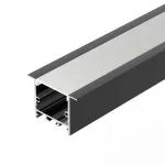 Arlight Профиль SL-LINIA49S-F-2000 ANOD BLACK Алюминий 039389