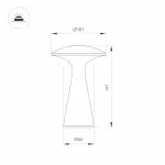 Светильник SP-COLLADA-TAB-1.5Вт Warm3000-MIX RD 123 deg Arlight IP54 044361