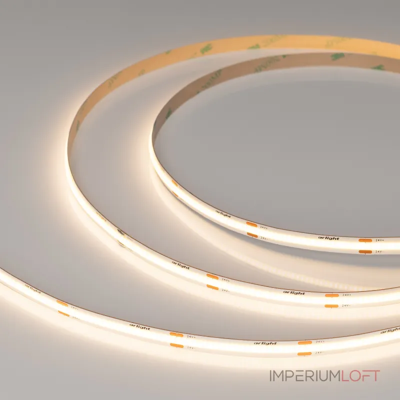 Arlight Лента COB-X480-8mm 24В Warm3000 8 В/м IP20 CSP 5м 039059