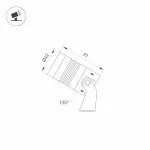 Arlight Светильник ALT-RAY-R42-5Вт Warm2700 DG 25 deg 230В IP67 051800
