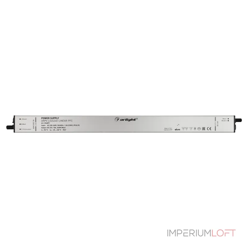 Arlight Блок питания ARPV-LG24240-LINEAR-PFC 24В 10A 240Вт IP67 034891