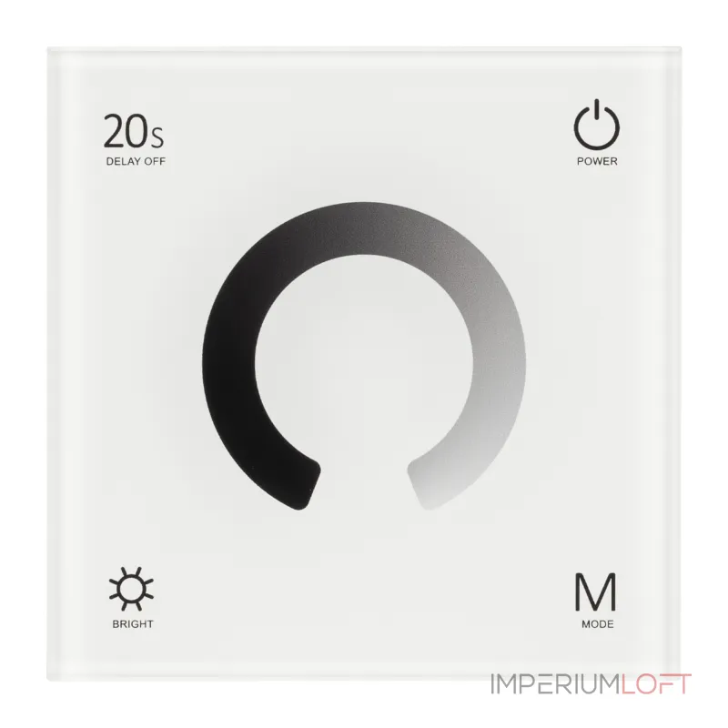 Arlight Панель SMART-P4-DIM-G-IN White 12-24В 4x3A Sens 2.4G IP20 034774 Arlight Панель SMART-P4-DIM-G-IN White 12-24В 4x3A Sens 2.4G IP20 034774