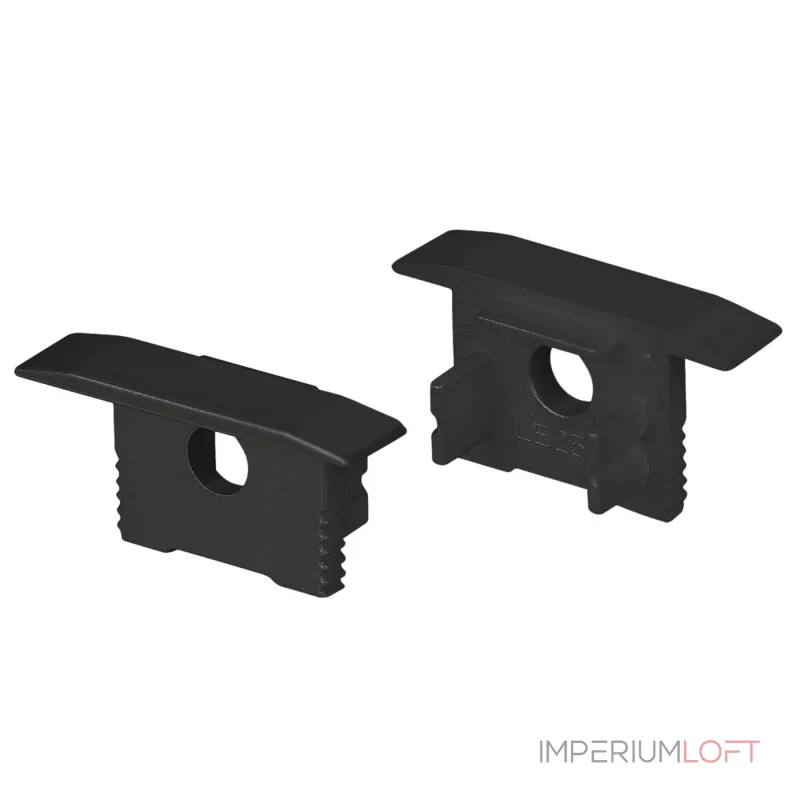 Arlight Заглушка SL-SLIM-H13M-F25 BLACK с отверстием 037515