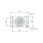 Arlight Модуль герметичный ARL-ORION-S30-12В White 15x55 deg 3535 1 LED Закрытый 026538