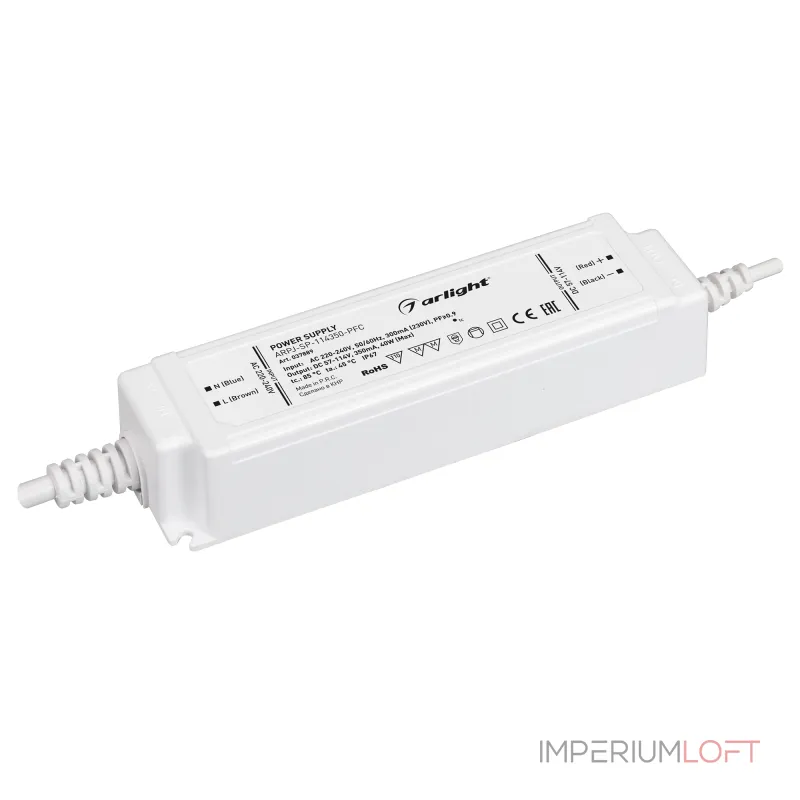 Arlight Блок питания ARPJ-SP-114350-PFC 40Вт 57-114В 0.35A IP67 037889