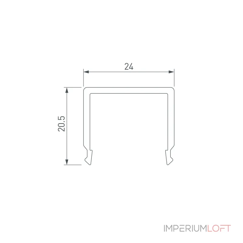 Arlight Экран G-K матовый для PLS-GIP 013884 Arlight Экран G-K матовый для PLS-GIP 013884