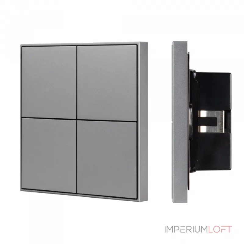 Arlight INTELLIGENT ARLIGHT Кнопочная панель KNX-304-23-IN Grey BUS Frame IARL IP20 038402 Arlight INTELLIGENT ARLIGHT Кнопочная панель KNX-304-23-IN Grey BUS Frame IARL IP20 038402