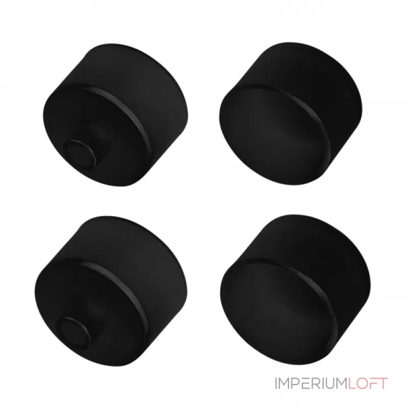 Заглушка WPH-FLEX-D22-360deg BLACK с отверстием Arlight 045884
