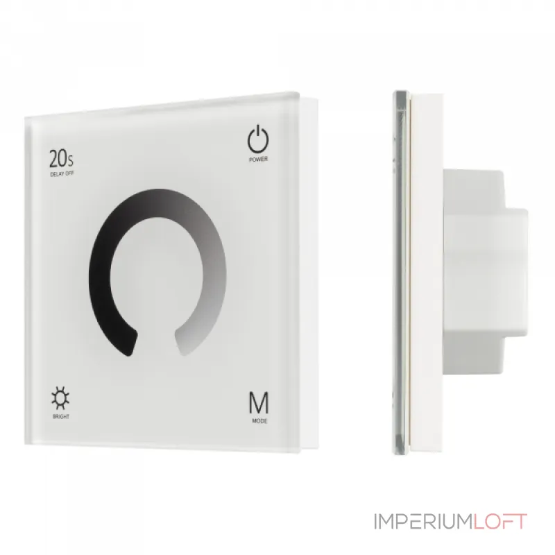 Arlight Панель SMART-P4-DIM-G-IN White 12-24В 4x3A Sens 2.4G IP20 034774 Arlight Панель SMART-P4-DIM-G-IN White 12-24В 4x3A Sens 2.4G IP20 034774