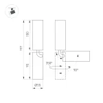 Светильник SP-NUANCE-SURFACE-FLAP-R35-7Вт Warm3000 BK 36 deg 230В Arlight IP40 049911