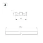 Arlight Трек MAG-VIBE-TRACK-257-3000 BK IP20 044180