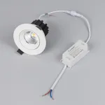 Светильник MS-ATOLL-BUILT-TURN-R94-10Вт Warm3000 WH 36 deg 230В Arlight IP54 044598