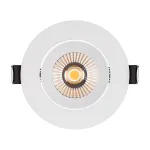 Светильник MS-ATOLL-BUILT-TURN-R94-10Вт Warm3000 WH 36 deg 230В Arlight IP54 044598