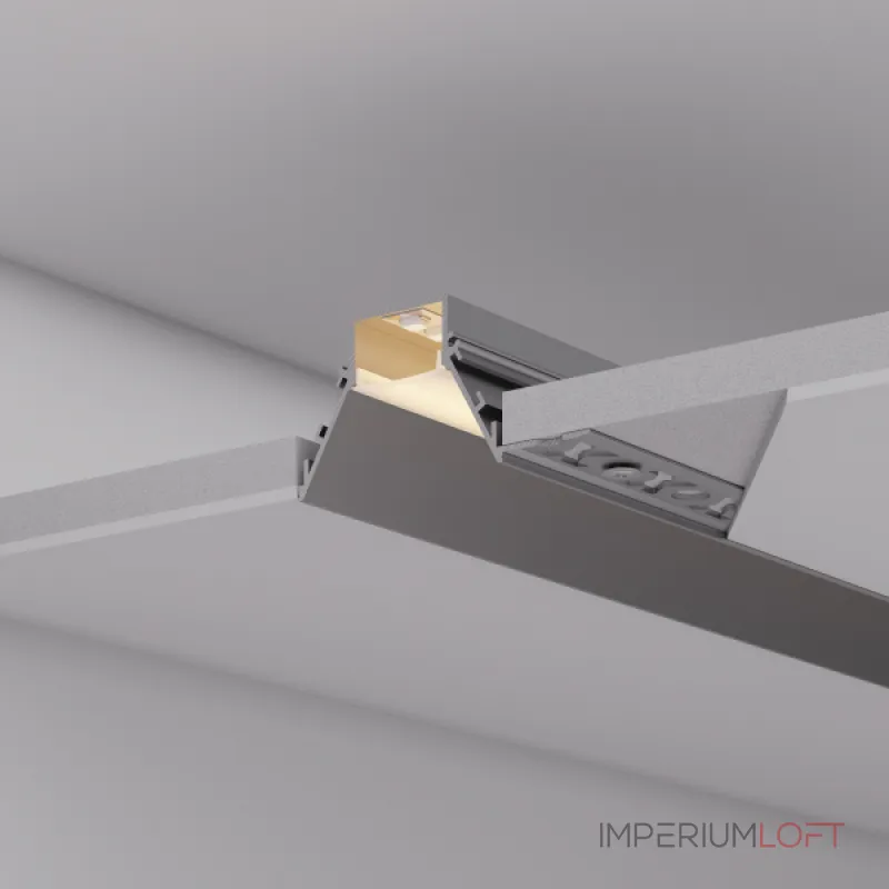 Arlight Профиль COMFORT21-V-FANTOM-2000 ANOD Алюминий 053032
