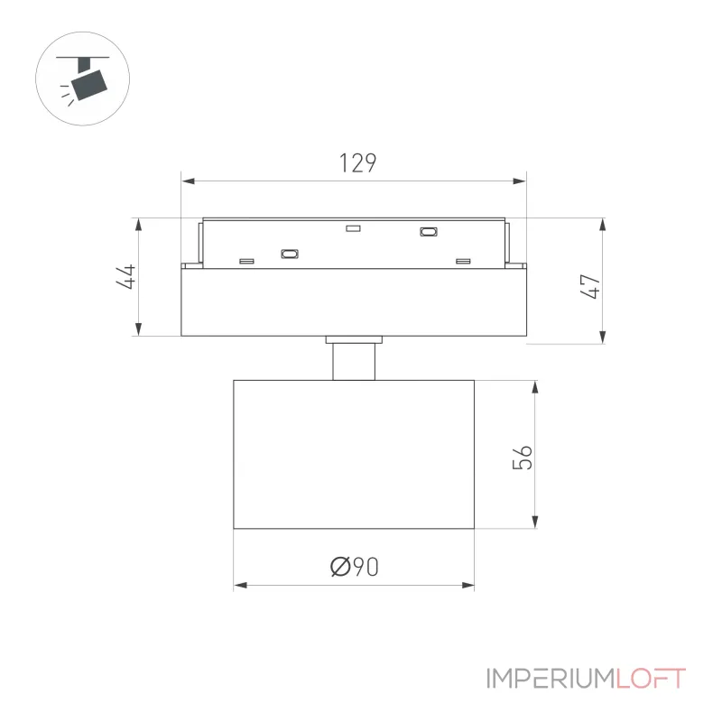 Arlight Светильник MAG-ORIENT-RONDO-R90-9Вт Day4000-MIX BK 110 deg 48В TUYA Zigbee IP20 047147 Arlight Светильник MAG-ORIENT-RONDO-R90-9Вт Day4000-MIX BK 110 deg 48В TUYA Zigbee IP20 047147