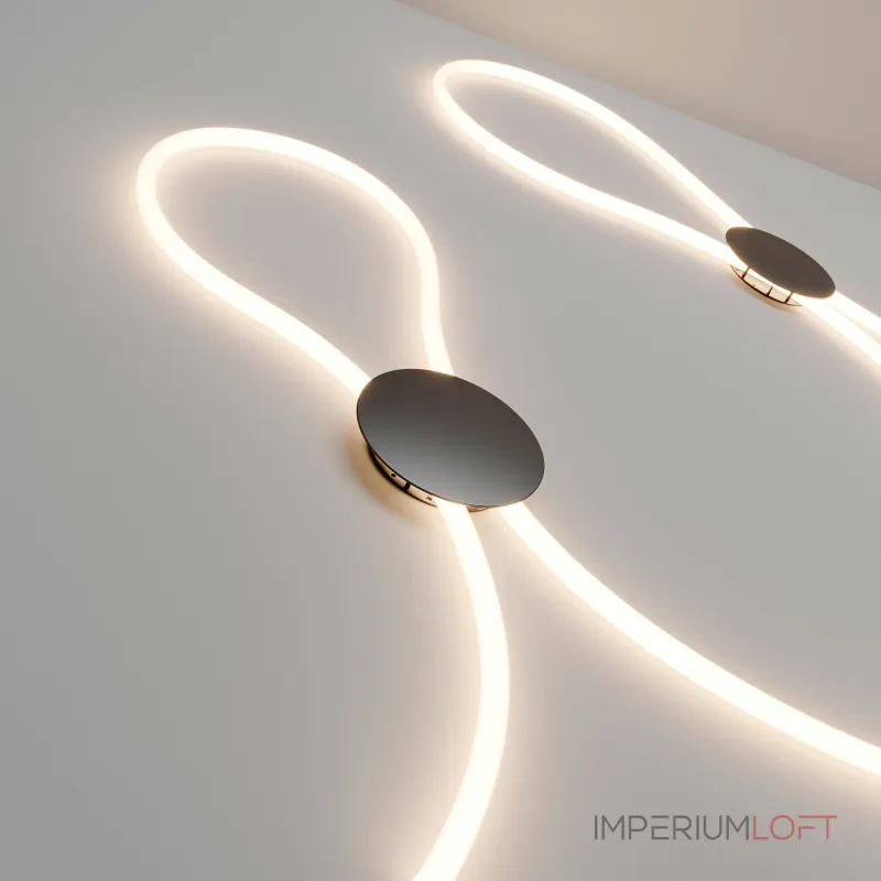 Крепление MOONLIGHT-BASE-ROUND-D18-M Black Arlight Металл 045693