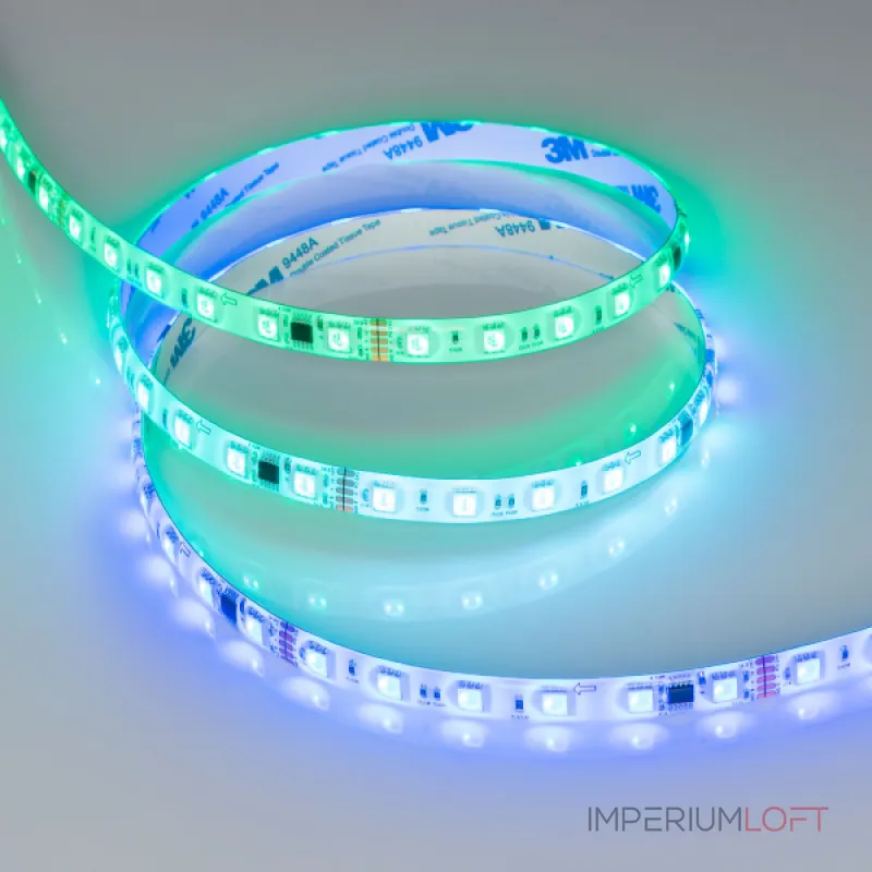Arlight Лента герметичная DMX-SE-B60-10mm 24В RGB-PX6 14 В/м IP65 5060 5м 039607