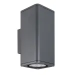 Светильник LGD-EVO-WALL-TWIN-S100x100-2x12Вт Warm3000 GR 44 deg 230В Arlight IP54 046195