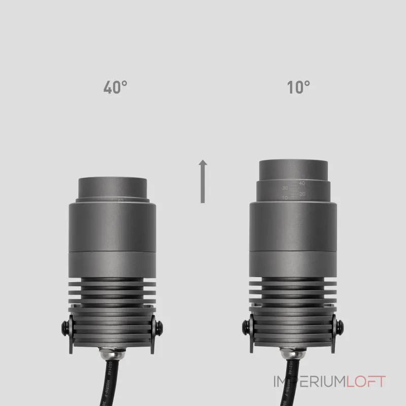 Arlight Светильник ALT-RAY-ZOOM-R52-8Вт Warm2700 DG 10-40 deg 230В IP67 051802