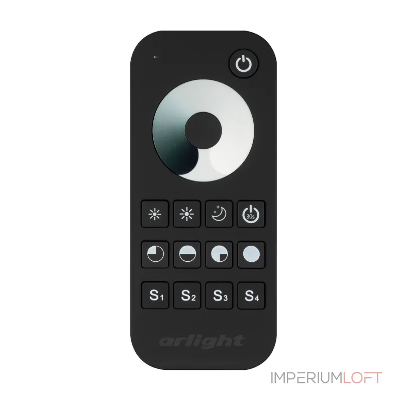 Arlight Пульт SMART-R24-DIM Black 1 зона 2.4G IP20 031934 Arlight Пульт SMART-R24-DIM Black 1 зона 2.4G IP20 031934