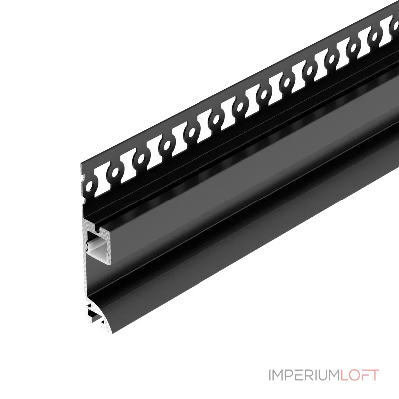 Arlight Профиль PLINTUS-FANTOM-L-2000 BLACK Алюминий 041213