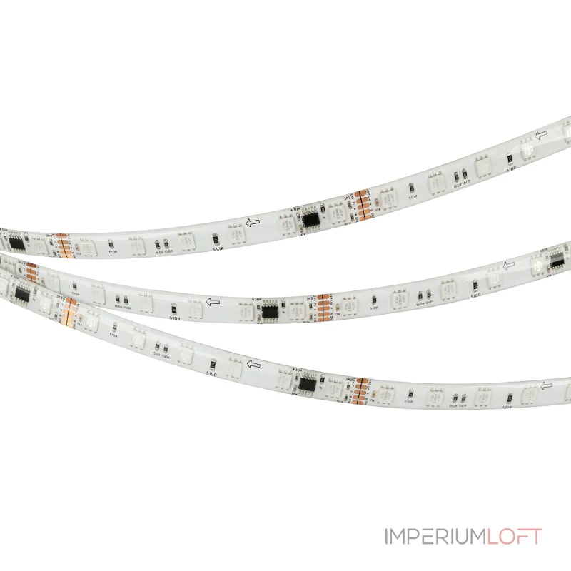 Arlight Лента герметичная DMX-SE-B60-10mm 24В RGB-PX6 14 В/м IP65 5060 5м 039607
